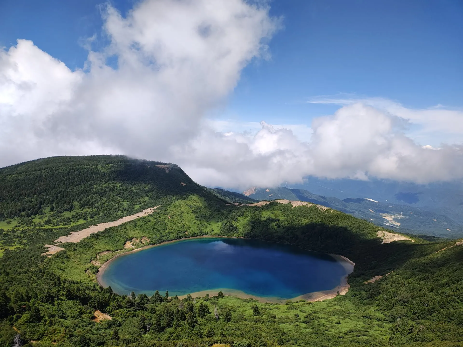 山頂からの景色